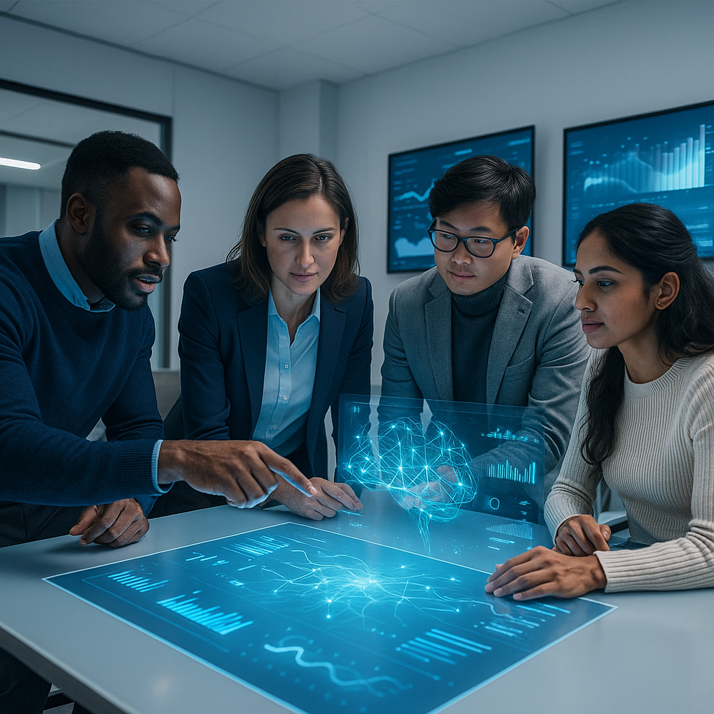 Team collaboration using AI tools